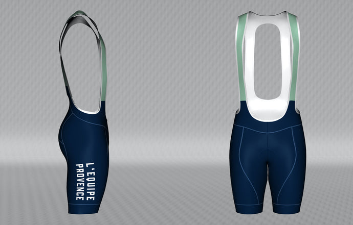 L'Equipe Provence Cadence Pro Bibs Front and Side